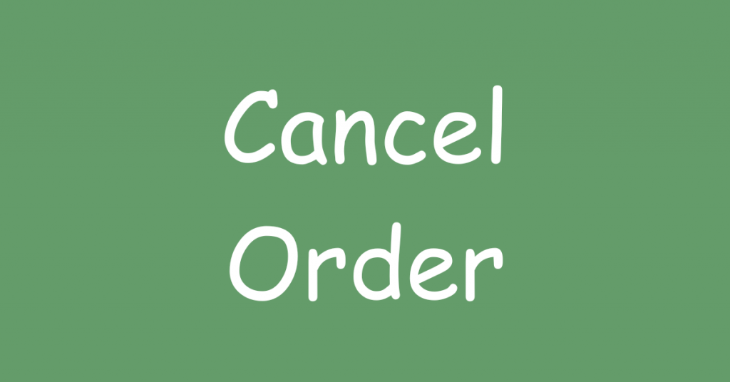 how to cancel order for hair extensions